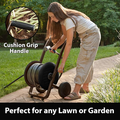 Liberty Garden 303 Two Wheel Hose Cart - Bronze/Black