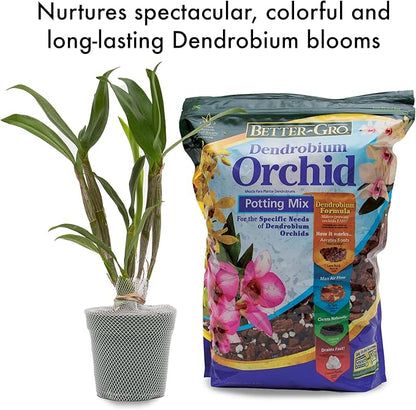 Sun Bulb 50240 Better Gro Dendrobium Mix, 8 Quart, Natural|Browns