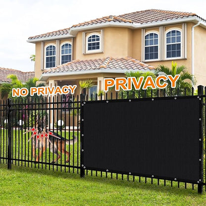 Artpuch 90% Sun Shade Cloth, 4 x 12 FT Pergola Shade Cover Canopy with Grommets, Sun Screen Fabric Tarp for Patio, Outdoor, Garden, Backyard, Black