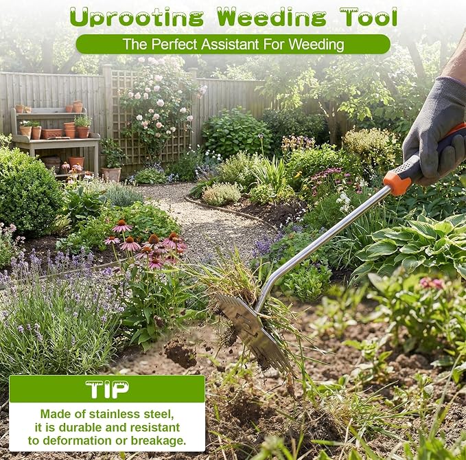 Weed puller tool,Garden tools,Portable Weeding Tool,Garden weed pulling tool,Adopt Anti slip Rubber handle,conforms to ergonomic curves,Suitable For Vegetable Cultivation And Horticulture on Farms