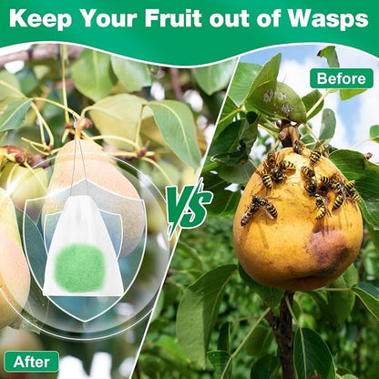 36 Pack Natural Wasp & Bee Repellent Outdoor, Peppermint Oil Carpenter Bee Deterrent for Yellow Jackets, Hornets & Mud Wasps, Safe for Patio, Garden, Porch, Indoor & Outdoor Use