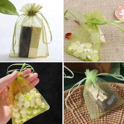 30 Pcs 3.9''×5.9'' Drawstring Fruit Netting Bags, Reusable Garden Netting Bags, Fruit Cover Mesh Bag for Fruit Trees Vegetable Floral