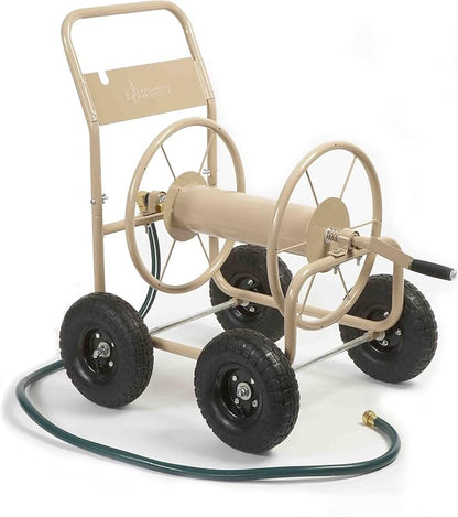 Liberty Garden 300-ft Hose Reel Cart + Flexzilla 100-ft Garden Hose