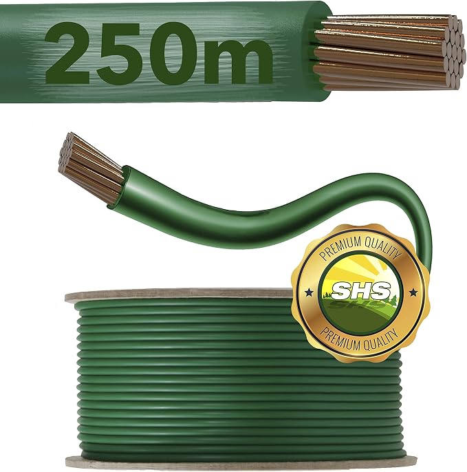 RASENFREUND 250 m Boundary Cable for Robotic lawnmowers, Lawn mowers, Accessory Set, Boundary Wire for Search Cables, Compatible with Gardena/Bosch/Husqvarna/Worx/Honda/Robomow/iMow, Diameter 2.7 mm