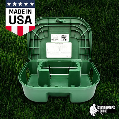 Exterminators Choice - 6 Pack Rat Bait Station Boxes with 1 Key - Heavy Duty Mouse Trap Holder - Great for Catching Rats and Mice - Pest Control - Durable and Discreet | Heavy Duty Mouse Trap Holder Great for Catching Rats and Mice Pest Control Durable...