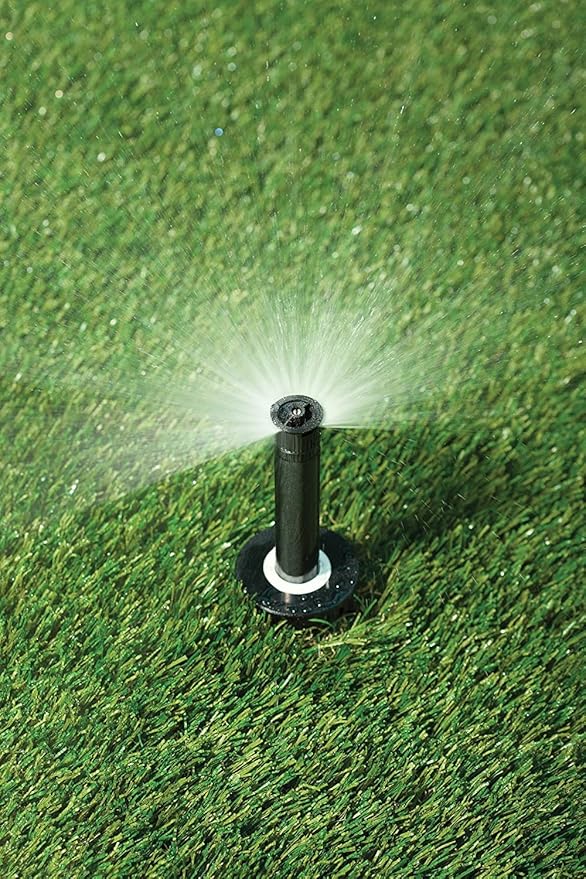 Rain Bird 1804HEVNPR Pressure Regulated Max Efficiency Professional Pop-Up Sprinkler with SAM Check Valve, Adjustable 0° - 360° Pattern, 12'-15' Spray Distance, 4" Pop-Up Height