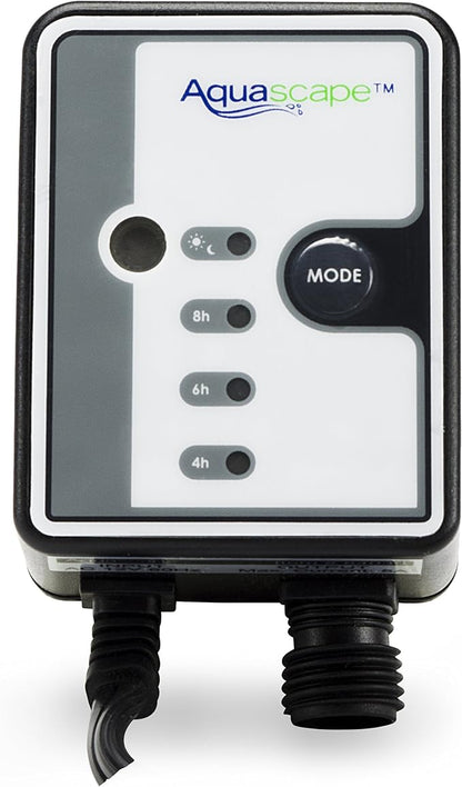 Aquascape 84039 Light Sensor Photocell with Digital Timer 12 Volt for Pond Water Feature Waterfall Landscape and Garden