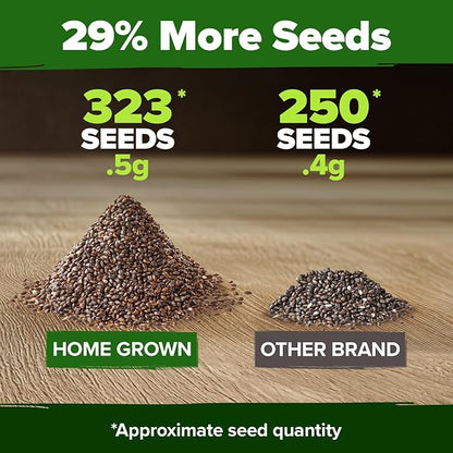 HOME GROWN Non GMO White Sage Seeds 323 Pack Heirloom Seeds - Grow Aromatic Sage Plants for Your Herb Seeds Garden with Sage for Planting Outdoor or Indoor (Salvia apiana)