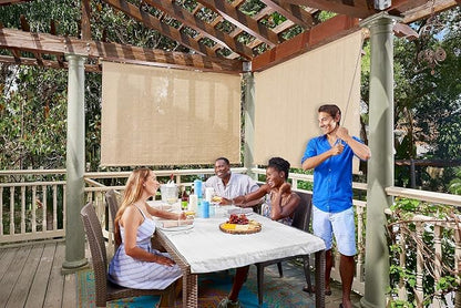 Coolaroo Outdoor Cordless Sun Blocking Roller Shade