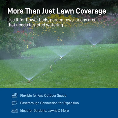 Orbit Port-A-Rain Above-Ground Sprinkler System, Green - 58092