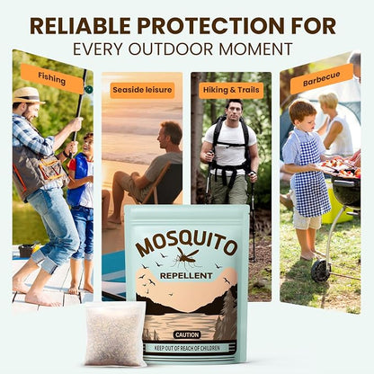 Mosquito Repellent 18 Pouches for Patio & Outdoor, Natural Mosquito Repellent for Yard, Indoor Mosquito Control for Room & Bedroom, Keep Mosquito Away for Camping, RV, and Home