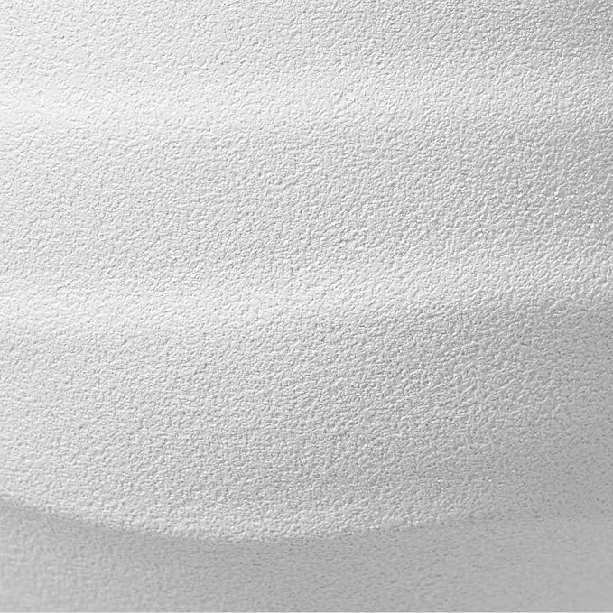 La Jolie Maison 10 Inch Hanging Planters for Indoor Plants, Outdoor Garden Planter Pots with Self-Watering Tray, Eggshell White, Set of 2