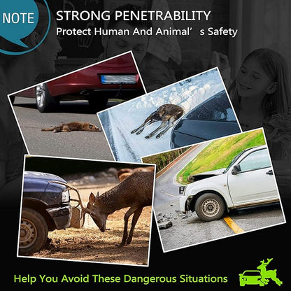 Elook Deer Warning Whistles Device for Car, Save Deer Whistle with Upgraded Acrylic Double-Sided Tape, Mini Size, 2 Pack (Patent Registered) | Save Deer,Acrylic Double-Sided Tape,Mini Size,Patent Registered