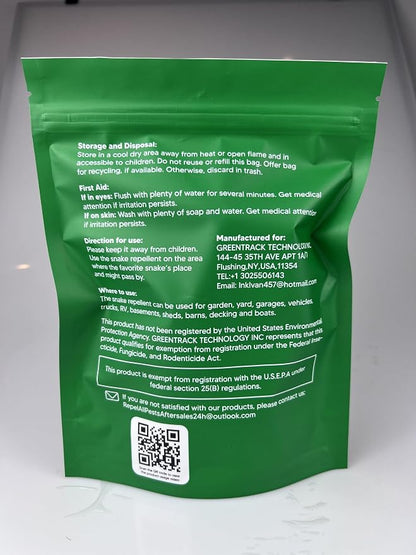 Snake Repellent for Yard, Snake Away Repellent for Garden/Lawn, Snake Deterrent Outdoor, Backyard Snake Repellent, Covers 120 Sq Ft, Lasts Up to 60 Days, 4 Packs/Bag