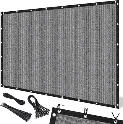 Artpuch 90% Sun Shade Cloth, 4 x 8 FT Pergola Shade Cover Canopy with Grommets, Sun Screen Fabric Tarp for Patio, Outdoor, Garden, Backyard, Light Grey