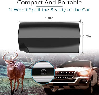 Elook Deer Warning Whistles Device for Car, Save Deer Whistle with Upgraded Acrylic Double-Sided Tape, Mini Size, 2 Pack (Patent Registered) | Save Deer,Acrylic Double-Sided Tape,Mini Size,Patent Registered