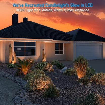 LEONLITE 6-Pack Dia. 4 Inch 5CCT Well Lights Flat Top Oil Rubbed Bronze | 1800K/2700K/3500K/4000K/5000K, 12-24V AC/DC, CRI90, Landscape LED In Ground Outdoor, Low Voltage Garden Landscaping, Aluminum