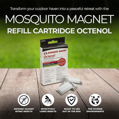Mosquito Magnet Octenol Biting Insect Attractant - Attract Mosquitoes to Trap and Increase Insect Catch Rates - OCTENOL3 - 63 Total Days of Protection - 3 Lures