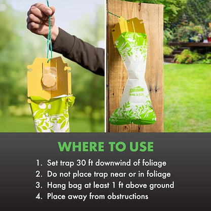 Spectracide Bag-A-Bug Japanese Beetle Trap, Replacement Lure, 1 Count, Pack of 12