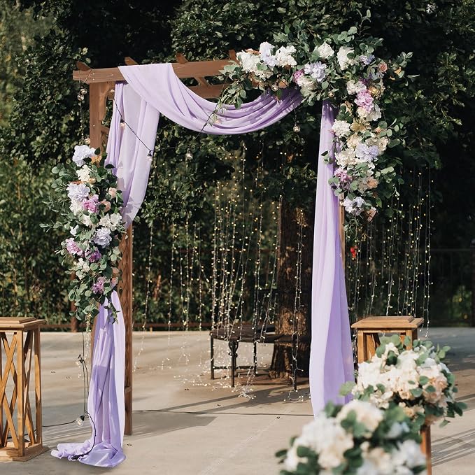 Outvita 7Ft Wooden Garden Arbor Arch, Wood Arbor Trellis, Pergola Archway for Wedding Ceremony Decoration Pergola Plant Climbing Rose Vines Lawn Courtyard Patio Brown
