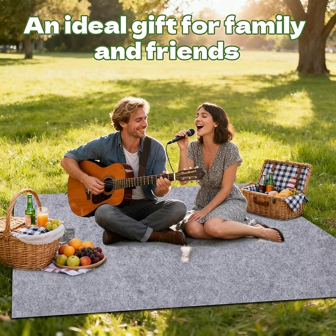 8.2 x 6.6 FT Outdoor Storage Shed Mat Waterproof Storage Shed Flooring Mat Thickened Soft Patio Furniture Pad Washable with Non Slip Backing Not Included, Gray