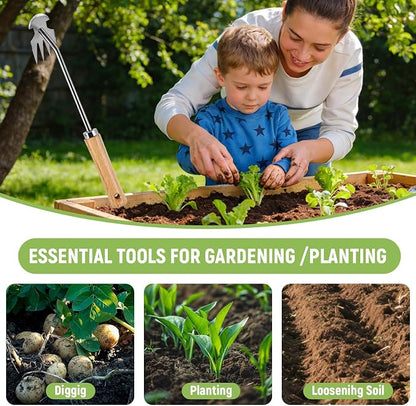 Weed Puller Tool, Gardening Hand Weeder, 2026 New Weeding Artifact for Uprooting Weeds, Dual Purpose Manual Weed Pulling Tool for Yard and Garden-Style 7