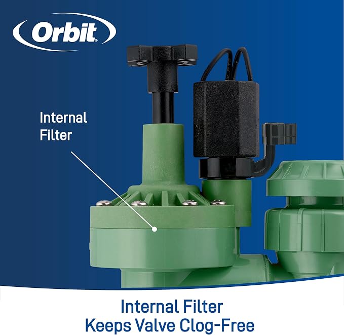 Orbit 57604 1-Inch FPT 100 Series Automatic Anti-Siphon Valve with Flow Control and 3/4-Inch Reducer