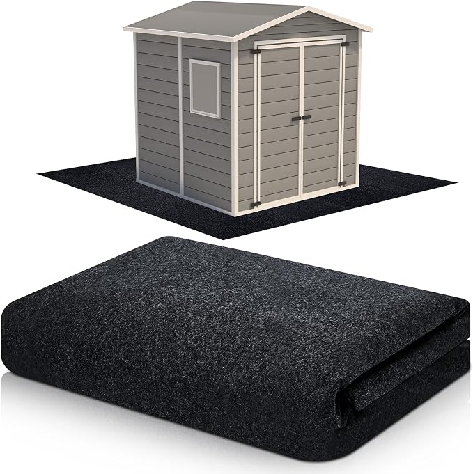 Haull Shed Floor Mat 6 x 4 ft Outdoor Waterproof Nonslip Durable Storage Sheds Protector Rug for Carport Patio Garage Garden Spring Summer Outdoor, Storage Shed Not Included
