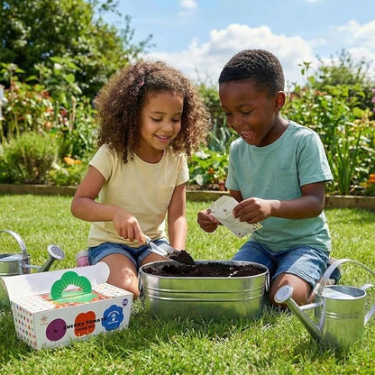 Tomato Grow Kit - All-in-One Indoor Vegetable Garden Starter Kit with Metal Planter, Complete Growing Set for Beginners, Kitchen Windowsill, Home Gardening & Plant Lovers Gift
