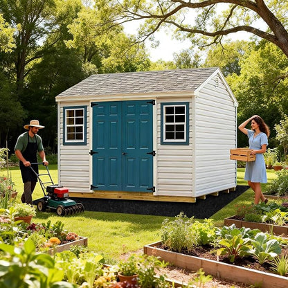 4x6 FT Outdoor Storage Shed Floor Mat,Waterproof Washable Garden Flooring Pad with Non Slip Backing for Dust, Oil, Protection, Storage Shed Not Included(Black)