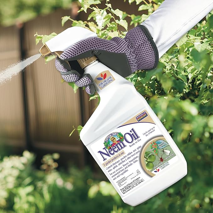 Bonide Captain Jack's Neem Oil, 32 oz Ready-to-Use Spray, Multi-Purpose Fungicide, Insecticide and Miticide for Organic Gardening | Multi-Purpose Fungicide, Insecticide and Miticide, For Plants, For Organic Gardening