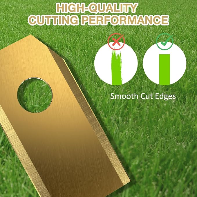 Replacement Blades Compatible with All Ecovacs Lawn Mowers, 36 Pcs Robotic Lawn Mower Blades Compatible with A1600 Rtk, O500, O1200, G1-800, Gx-600, Titan Replacement Robotic Mower Blades