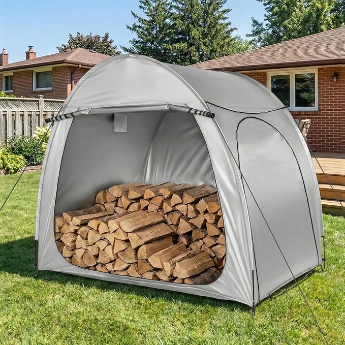 Outvita Portable Bike Tent Cover for 4-5 Bikes, Garden Tools | Outdoor Bicycle Storage Sheds 210D Oxford Fabric PU 4000 for Motorcycle, Lawn Mower, Camping, Travel