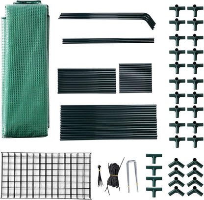 Small Greenhouse for Outdoors,56 x 30 x 76''Mini Walk in Greenhouse, Portable Greenhouse with Roll-up Zipper Entry Door and Anchors for Stability