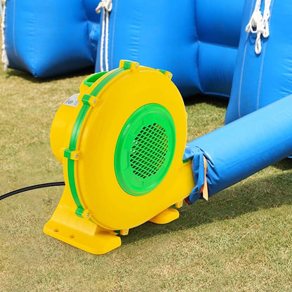HONEY JOY Air Blower, 950W 1.2HP Bounce House Blower, Commercial Electric Pump Fan for Inflatable Water Slides & Bouncy Castle, 2620pa Air Blower for Inflatables (950Watt 1.2HP)