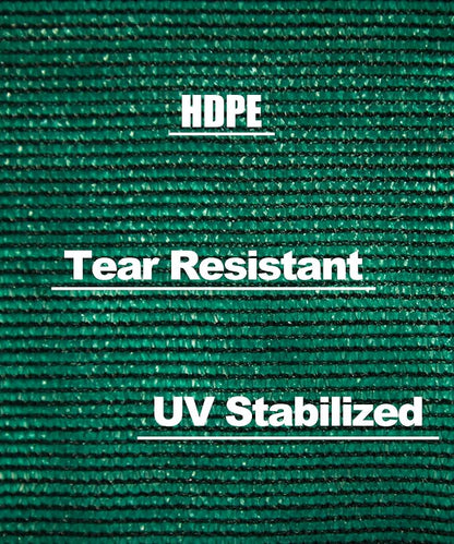 90% Green Heavy Duty Shade Cloth for Garden,Sun Screen Fabric 10 X 24FT | Sun Shades Netting Outdoor Patio with Grommets, Mesh Tarp Cover for Plant, Porch, Pergola, Greenhouse, Backyard &Outdoor Use