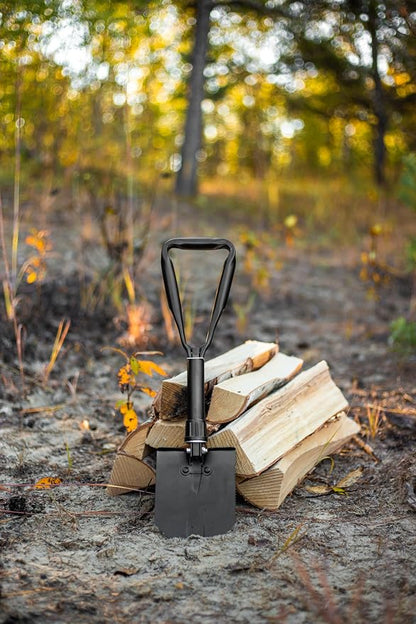 Coghlan's Folding Shovel – Lightweight Collapsible Entrenching Tool for Camping, Hiking, Survival, and Emergency Use – Durable Compact Design for Outdoor Adventures