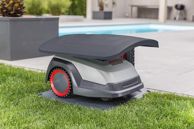 AL-KO Robotic Lawnmower Garage, Practical Folding Mechanism, Protects Against the Weather, Made of UV-Resistant Plastic