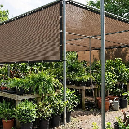Shade Cloth,80% Sunblock Net with Metal Grommets and Reinforced Edges,Garden Sun Shade Netting,Used in Courtyards,Balconies,Carports,Greenhouse, Plants Growing,Chicken Coop Patios etc.24x24FT