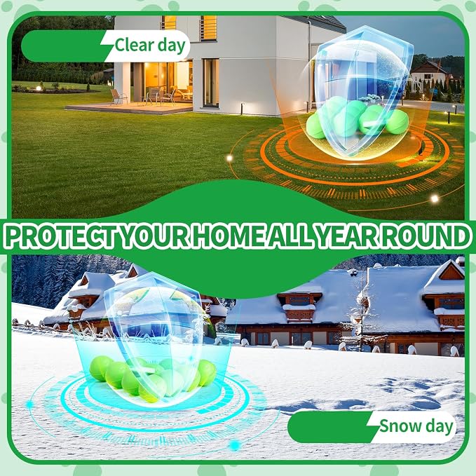 Ponal Cat Deterrent Outdoor, Natural Peppermint Oil Cat Repellent Outdoor Indoor, Mulch & Flower Permanently Against Scratch and Chew, Keep Cats Off Lawn, Yard, Garden, Keep Cats Away, 10 Pack, Green