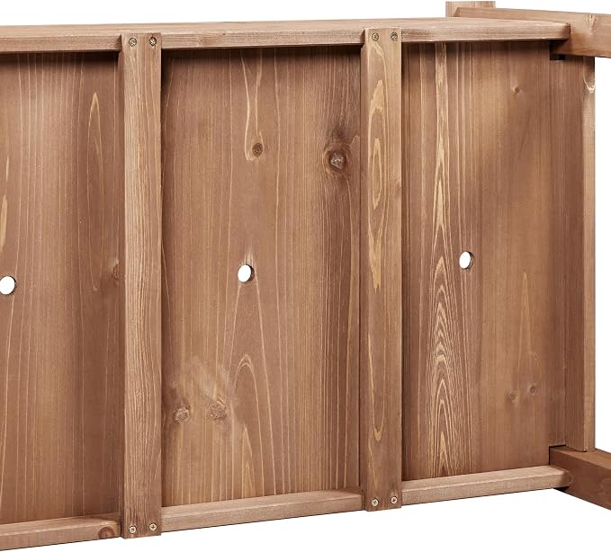 Topeakmart Wooden Garden Planter Boxes 48 X 23 X 30in Elevated Raised Garden Bed Outdoor with Legs Wooden Gardening Box for Flower/Vegetable/Herb/Tomato/Backyard/Patio, 1pc
