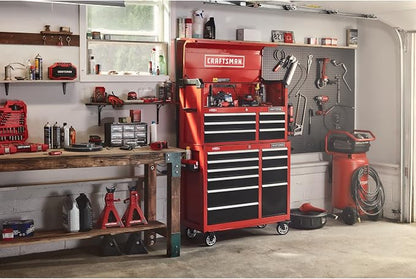 CRAFTSMAN S2000 41IN 6-DRAWER CHEST W/LIGHT & DIVIDE (CMST34162RB)