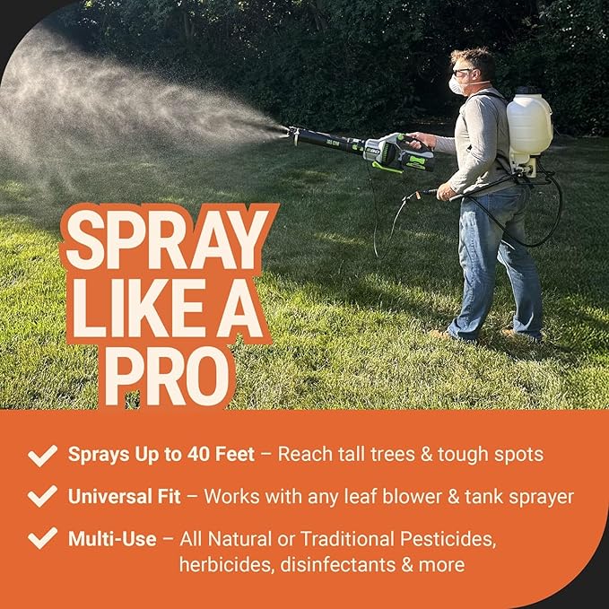 Pesticide Sprayer - Insecticide and Mosquito Mister System - Pest Control System for Fleas, Ticks, and Mosquitos - Mist-PRO Universal Adapter Kit