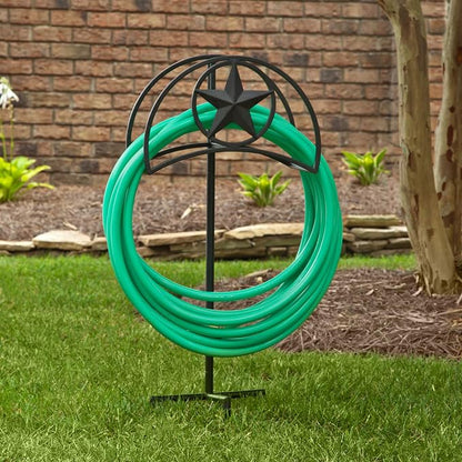 Liberty Garden Products 123-KD Star Hose Stand, Black