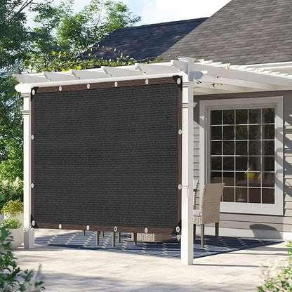 20 x 20 FT Shade Cloth - Garden Shade Mesh Netting with Grommets Outdoor Sun Shade Cover for Pergola Patio Plants Greenhouse Chicken Coop Black Shading Rate 90%