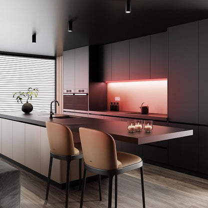 Feit Electric 10ft Color LED Tape Light, Dimmable, RGB Color with Remote Control, Cut-to-Fit Design, 5V USB-Powered Display Lighting, Indoor Use Only, 25,000-Hour Lifetime, TAPE120/RGB/USB