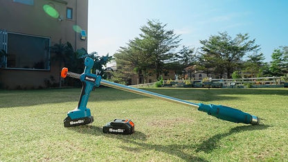 Seesii Electric Stand Up Weed Puller Tool with 20000RPM High-Torque Motor, TD4000 Battery Powered Garden Weeder Total 4000mAh, 3-Claw Steel Head for Smooth Weeding,Gift for Garden Enthusiasts