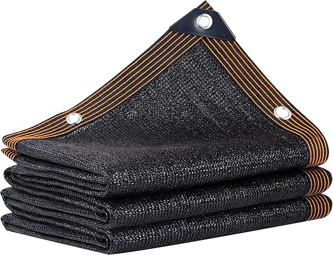 winemana 50% Shade Cloth for Garden- 4x12 FT Breathable Mesh Tarp for Vegetables & Plants, Outdoor Patio Sun Shade with Grommets - Chicken Coop, Dog Kennel Cover