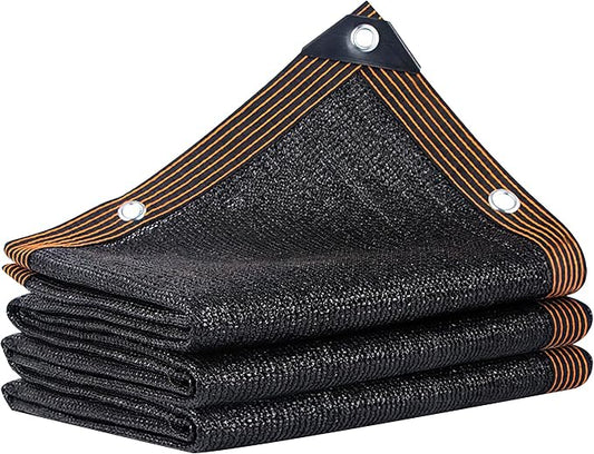 winemana 50% Shade Cloth for Garden- 4x12 FT Breathable Mesh Tarp for Vegetables & Plants, Outdoor Patio Sun Shade with Grommets - Chicken Coop, Dog Kennel Cover