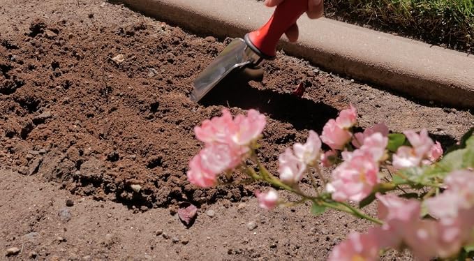Garden Weasel Trowel – Dig, Cut, & Plant with Ease – Features Triangular Blade, Dependable Aluminiron Construction, Non-Slip Comfort Grip & a Lifetime Guarantee